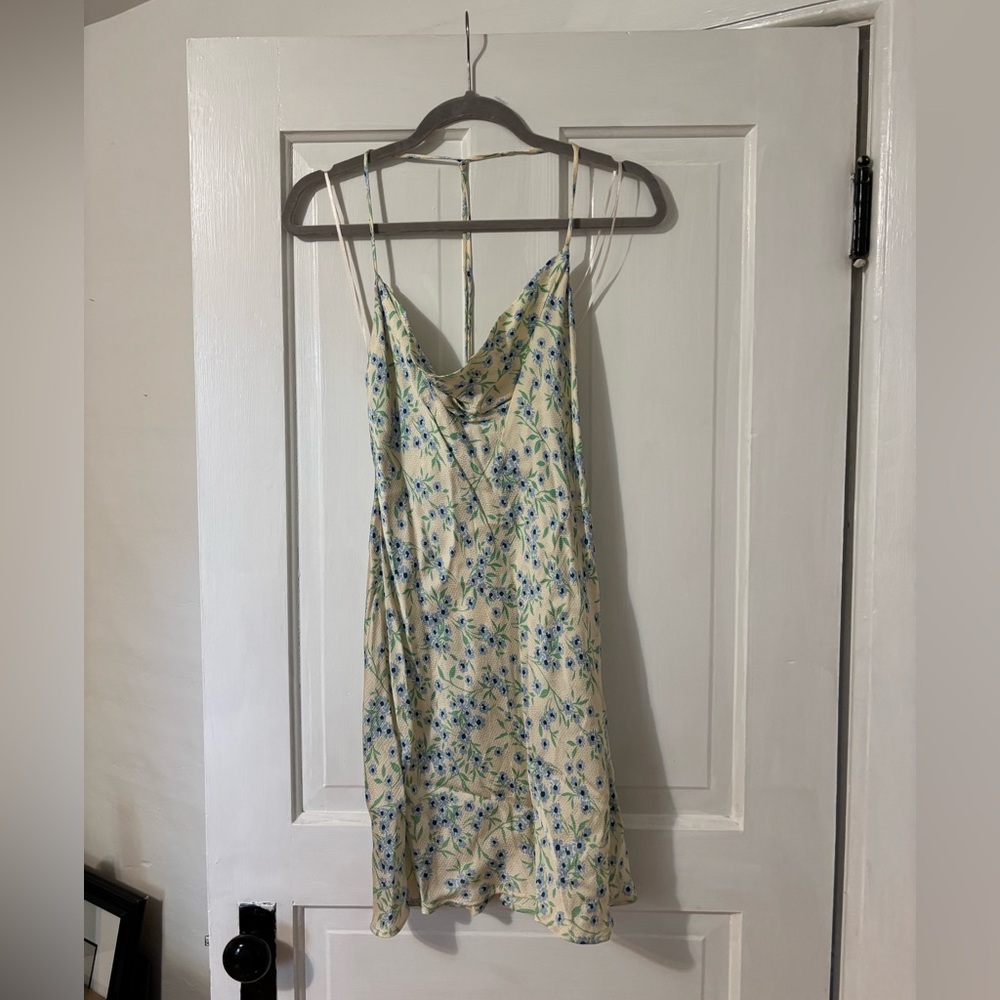 NWT Zara floral mini dress